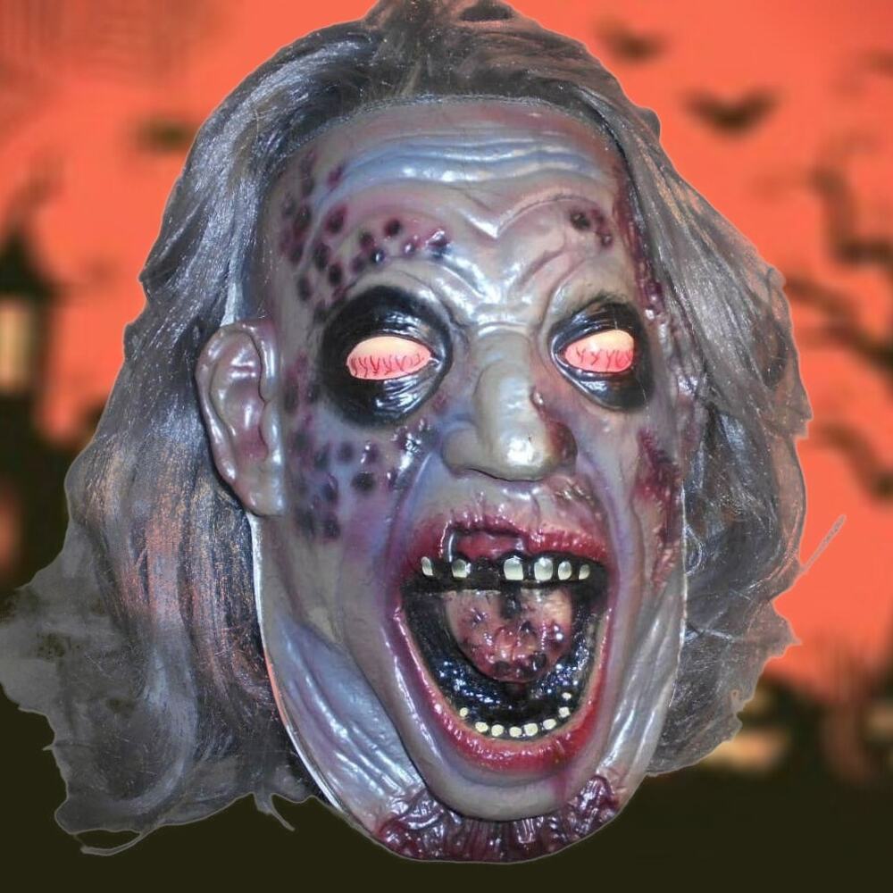Halloween Hanging Horror Face Décor Scary Monster Zombie